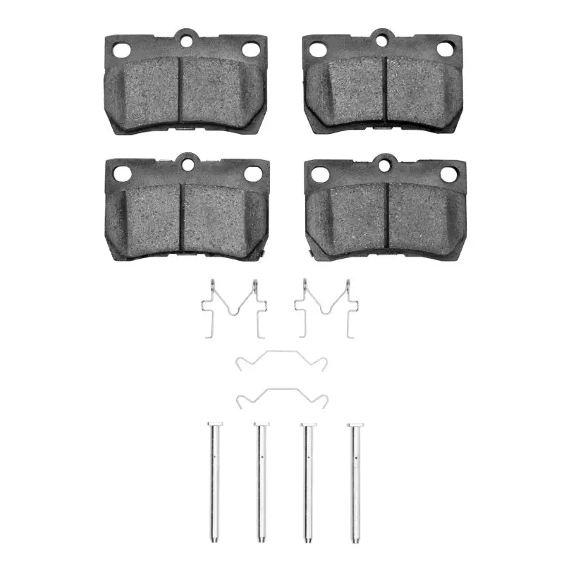 R1 06-13 Lexus Is250 Rear Semi Met Pads & Hardware Kit 1