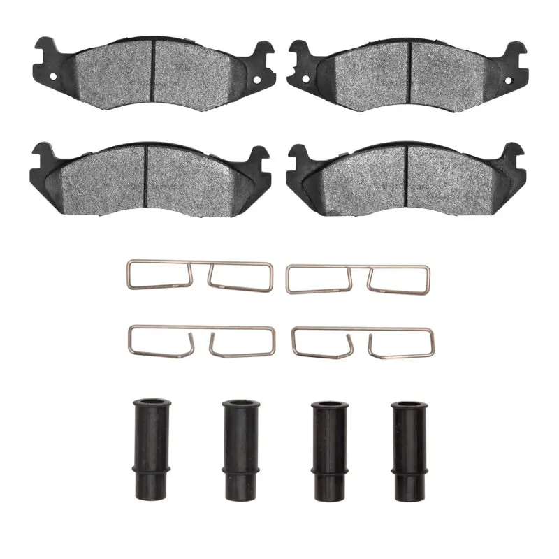 R1 82-92 American Motors Concord Front Semi Met Pads & Hardware Kit 1