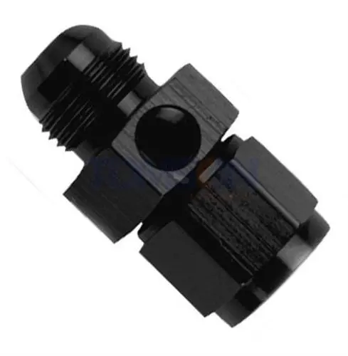 Fragola -10 An Male To -10 An Female Gauge Adapter W/ 1/8 Npt Port 495008-Bl 1