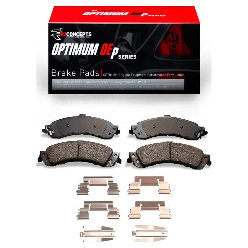 R1 2000-2006 Cadillac Escalade Rear R1 Optimum Oe Pads & Hardware Kit 1