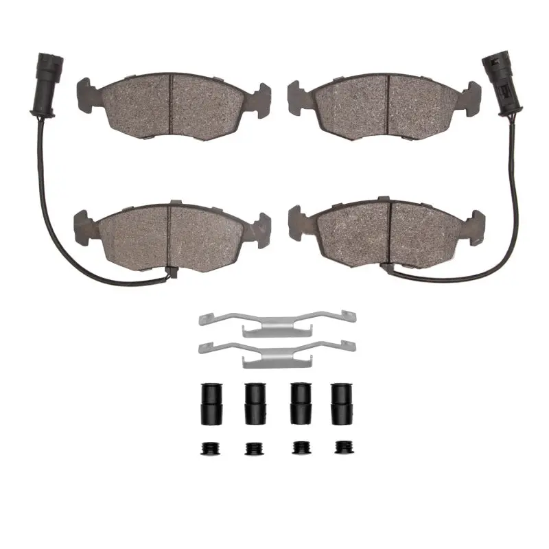 R1 85-89 Merkur Xr4ti Front Semi Met Pads & Hardware Kit 1