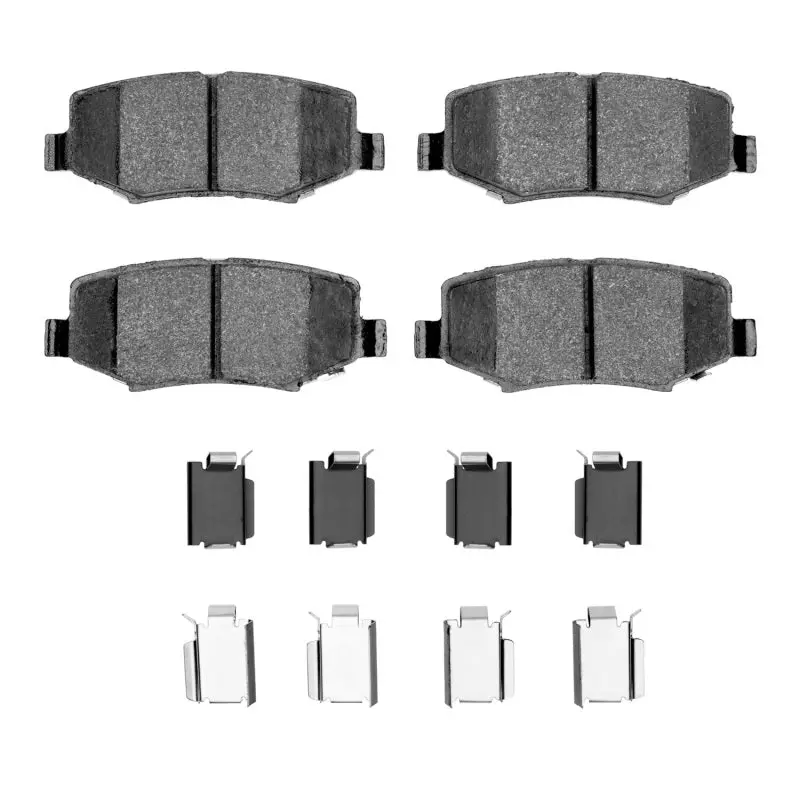R1 2007-2018 Dodge Nitro Rear R1 Semi Met Pads & Hardware Kit 1