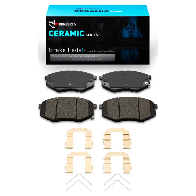 R1 10-11 Hyundai Tucson Front Ceramic Pads & Hardware Kit 1