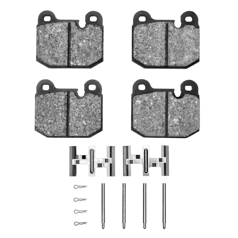 R1 77-83 Bmw 320I (Usa/Canada) Front Semi Met Pads & Hardware Kit 1