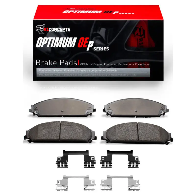 R1 2007-2023 Chrysler 300 Front R1 Optimum Oe Pads & Hardware Kit 1