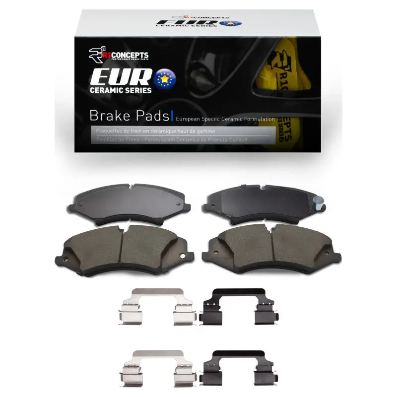 R1 10-17 Land Rover Range Rover Sport Front Euro Ceramic Pads & Hardware Kit 1