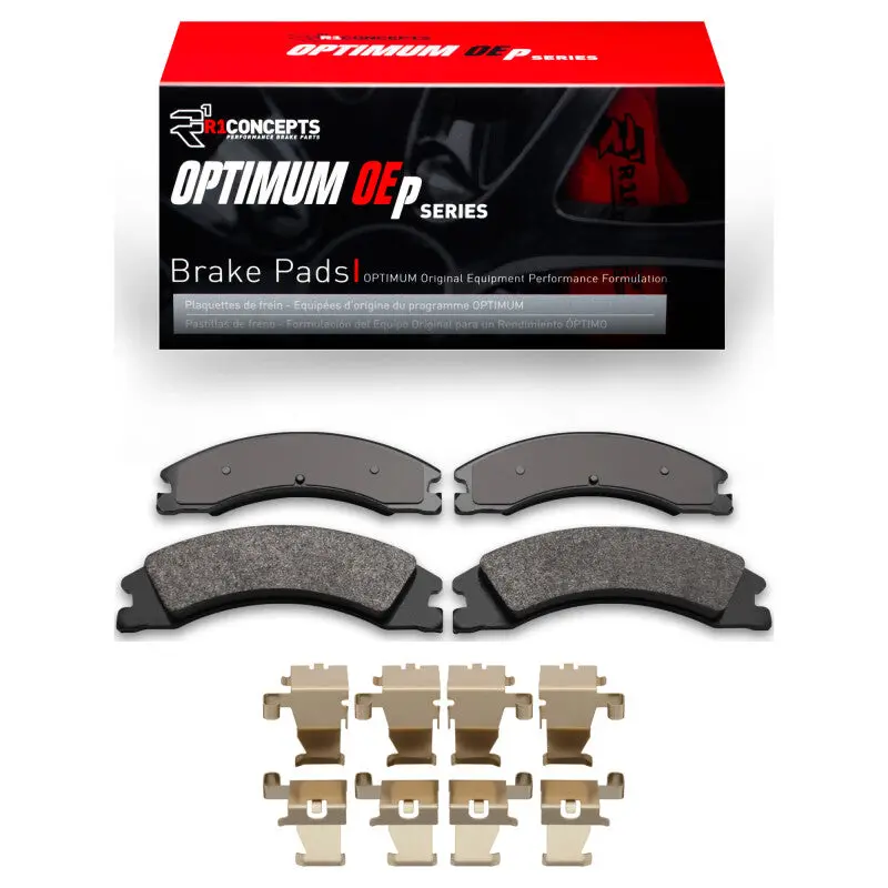 R1 08-25 Ford E-Super Duty Rear Optimum Oe Pads & Hardware Kit 1