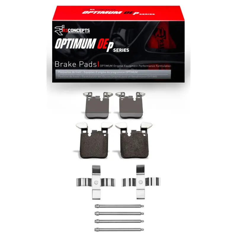 R1 2012-2021 Bmw 440I Gran Coupe Rear R1 Optimum Oe Pads & Hardware Kit 1