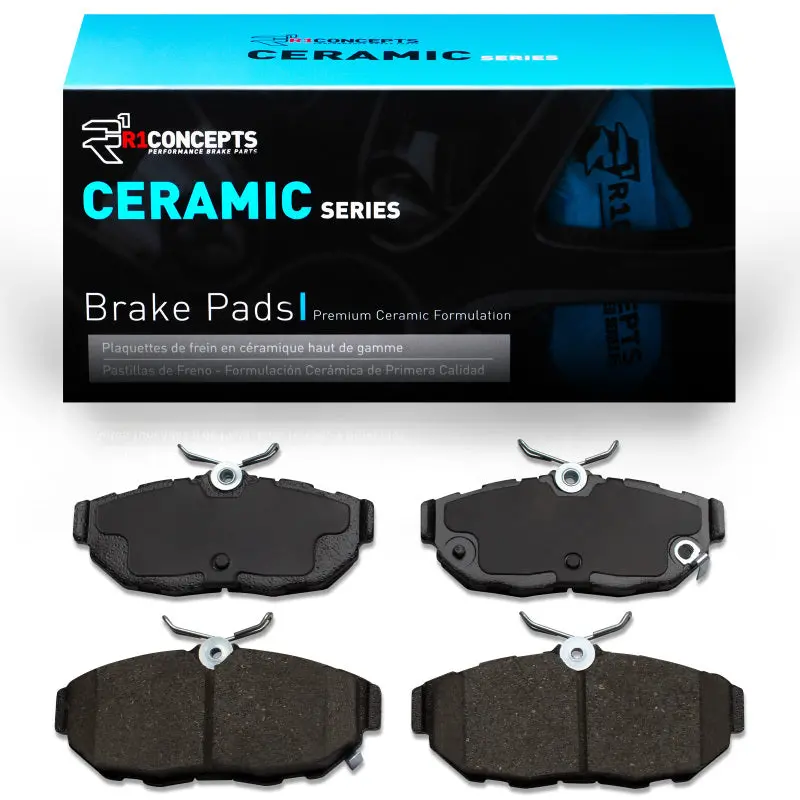 R1 05-14 Ford Mustang Rear R1 Ceramic Brake Pads 1