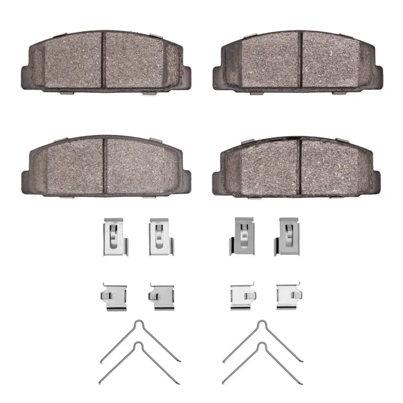 R1 78-83 Dodge Challenger Rear Semi Met Pads & Hardware Kit 1