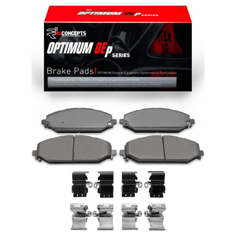 R1 2019-2025 Jeep Grand Wagoneer L Front R1 Optimum Oe Pads & Hardware Kit 1