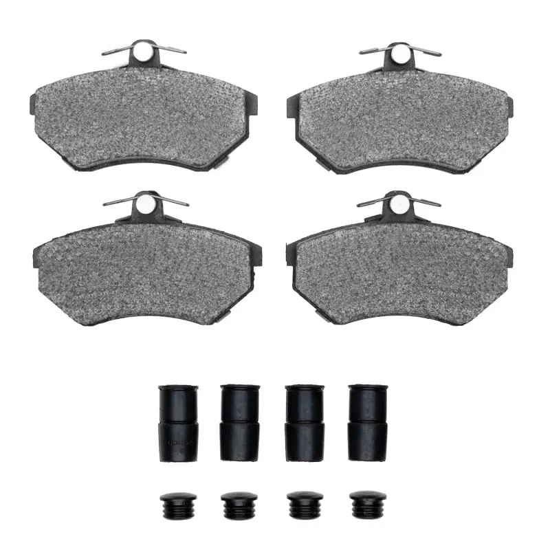 R1 88-92 Audi 90 Quattro Front Euro Ceramic Brake Pads And Hardware Kit 1