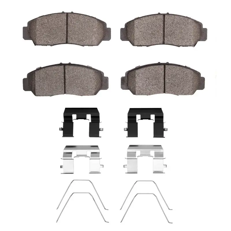 R1 03-22 Acura Csx Front Ceramic Brake Pads & Hardware Kit 1