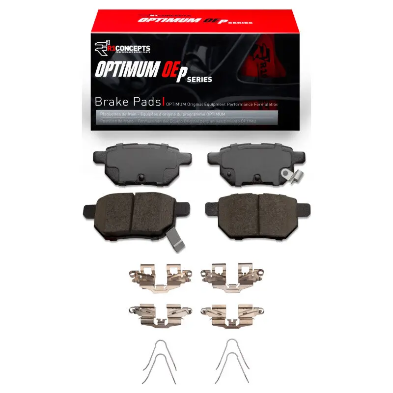 R1 2008-2024 Lexus Ct200h Rear R1 Optimum Oe Pads & Hardware Kit 1