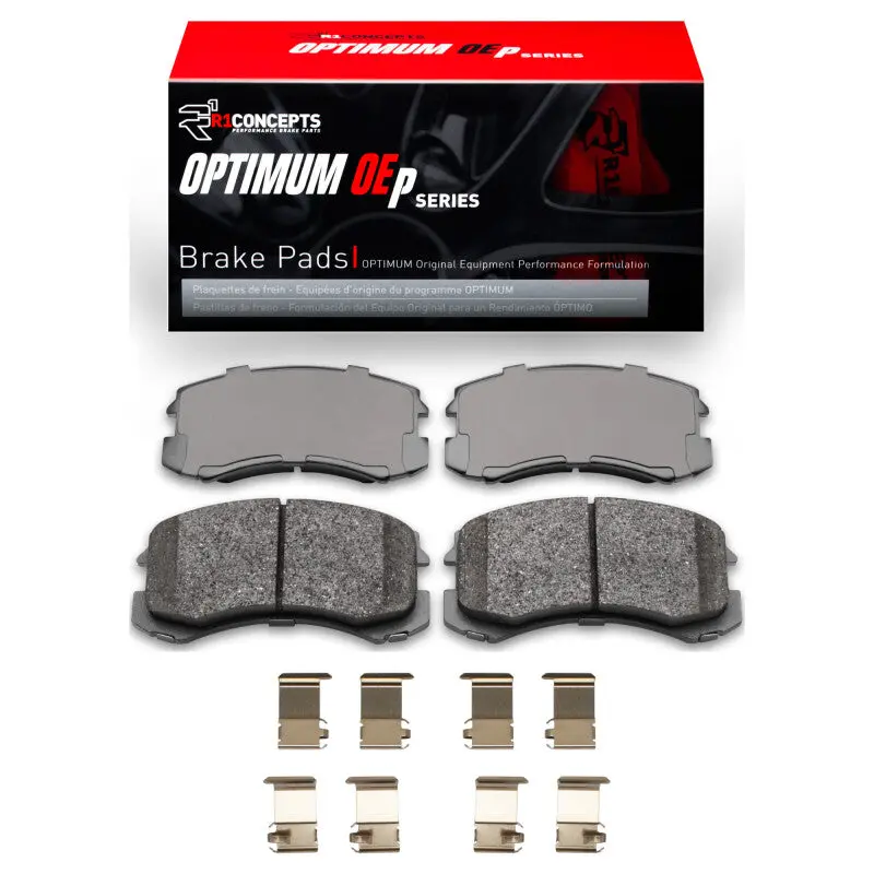 R1 02-07 Mitsubishi Lancer Front Optimum Oe Brake Pads & Hardware Kit 1