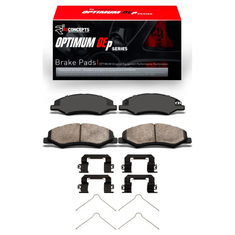 R1 2018-2025 Honda Odyssey Front R1 Optimum Oe Pads & Hardware Kit 1
