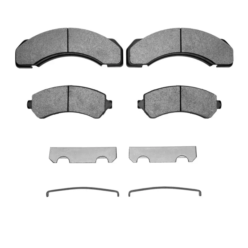 R1 97-12 Chevrolet P30 Front/Rear Semi Met Pads & Hardware Kit 1