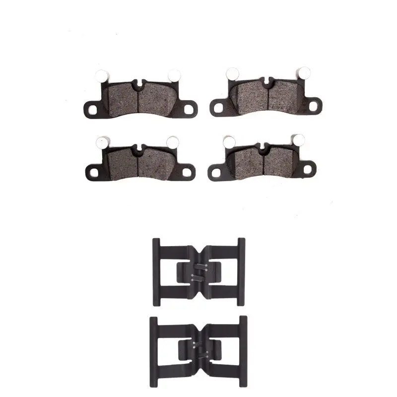 R1 12-23 Porsche 718 Boxster Rear Ceramic Pads & Hardware Kit 1
