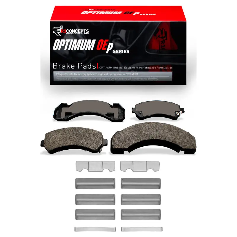 R1 95-00 Chevrolet C3500 Front/Rear Optimum Oe Pads & Hardware Kit 1