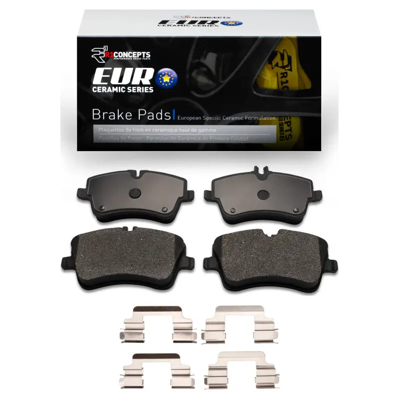 R1 01-05 Mercedes-Benz C230 Front Euro Ceramic Pads & Hardware Kit 1