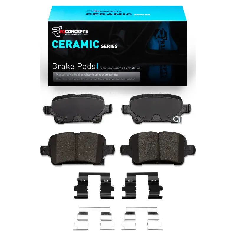 R1 16-23 Buick Regal Sportback Rear Ceramic Pads & Hardware Kit 1