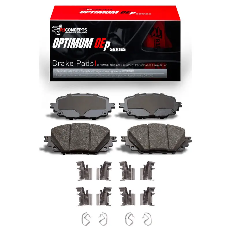 R1 16-25 Fiat 124 Spider Front Optimum Oe Pads & Hardware Kit 1