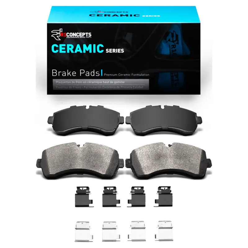 R1 -25 Freightliner Sprinter 2500 Front Ceramic Pads & Hardware Kit 1