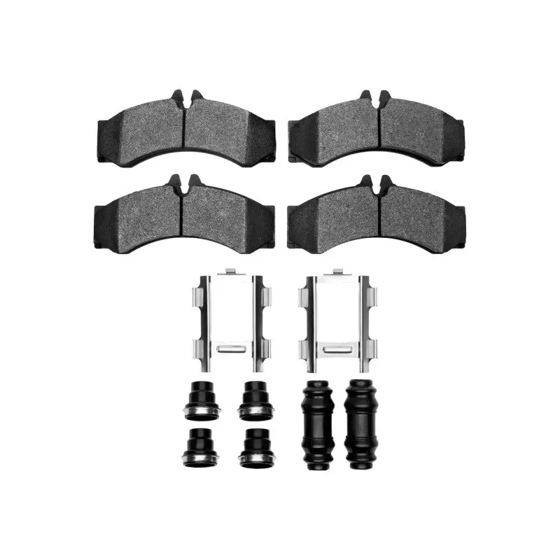 R1 02-06 Dodge Sprinter 2500 Front/Rear Ceramic Pads & Hardware Kit 1