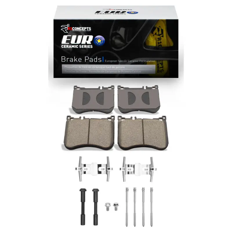 R1 2013-2023 Mercedes-Benz S560 Front R1 Euro Ceramic Pads & Hardware Kit 1