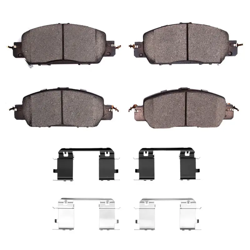 R1 16-17 Honda Accord Coupe Front Ceramic Pads & Hardware Kit 1