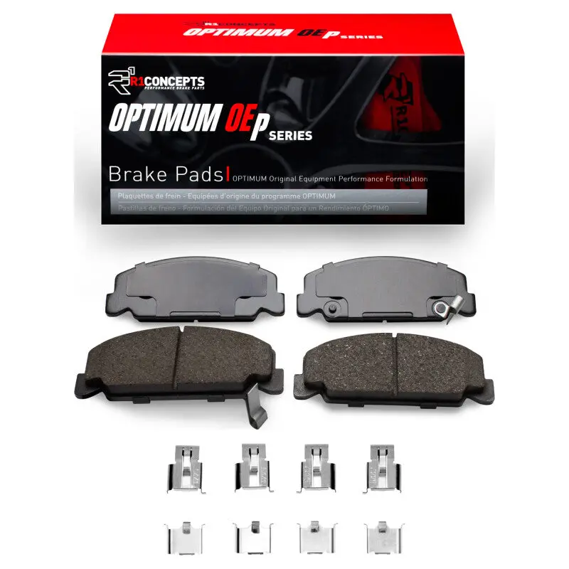 R1 84-85 Honda Accord Coupe Front Optimum Oe Pads & Hardware Kit 1