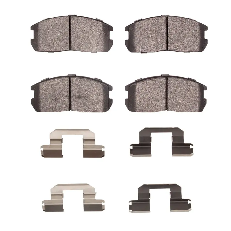 R1 85-90 Dodge Colt Front Semi Met Pads & Hardware Kit 1