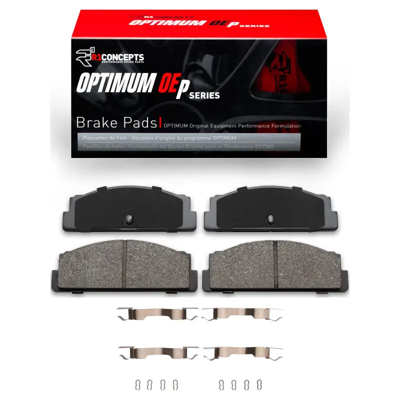 R1 66-83 Fiat X-1/9 Rear Optimum Oe Pads & Hardware Kit 1
