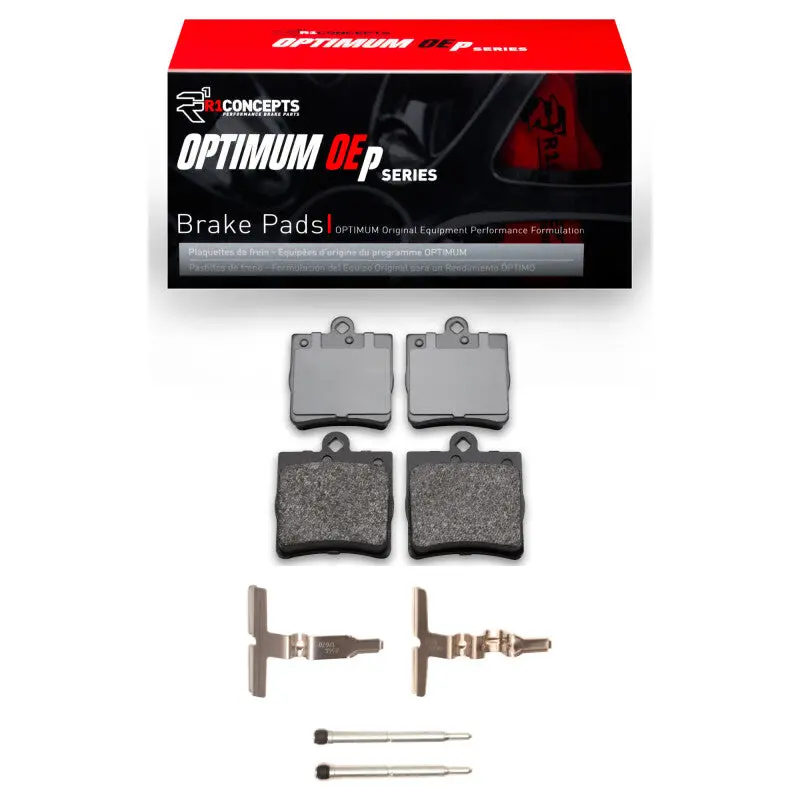 R1 96-15 Chrysler Crossfire Rear Optimum Oe Pads & Hardware Kit 1