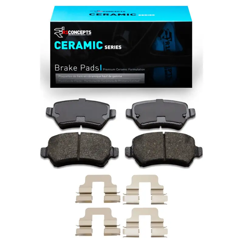 R1 02-08 Chevrolet Astra (Mexico) Rear Ceramic Pads & Hardware Kit 1