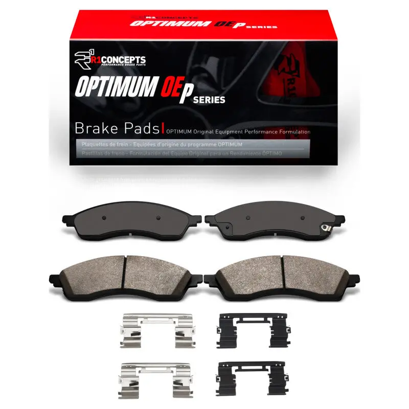 R1 21-24 Ford Edge Front Optimum Oe Pads & Hardware Kit 1