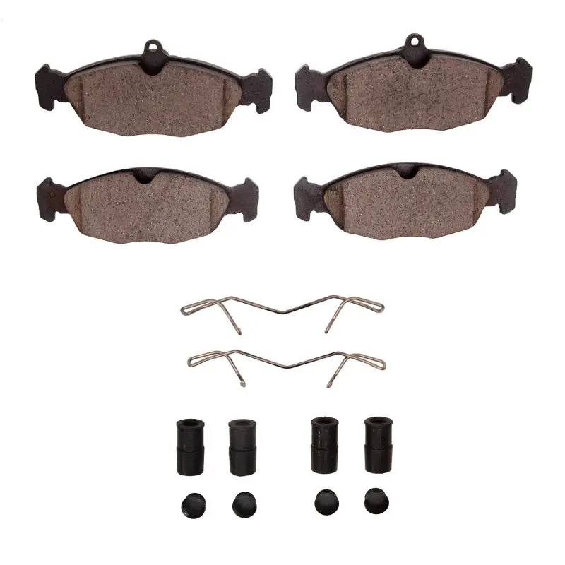 R1 97-06 Jaguar Vanden Plas Rear Optimum Oe Pads & Hardware Kit 1