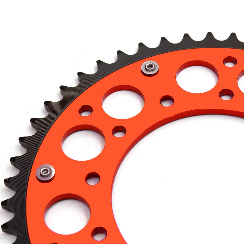 Kke 44T/48T/49T/50T/51T/52T Orange Sprocket For Ktm 125-530Cc 2003-2024 4