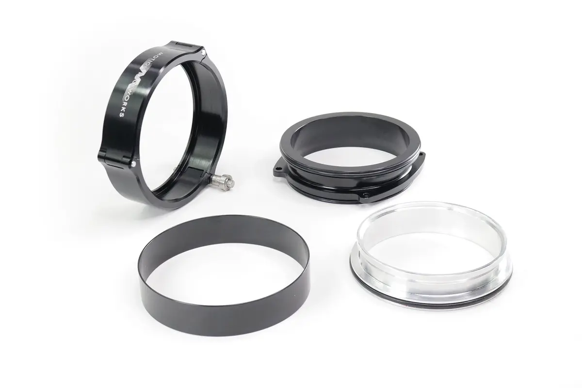 Quick Seal 4" Connector W/ Clamp For Icon 102Mm Throttle Body - Black 10-14012Blk-3 1