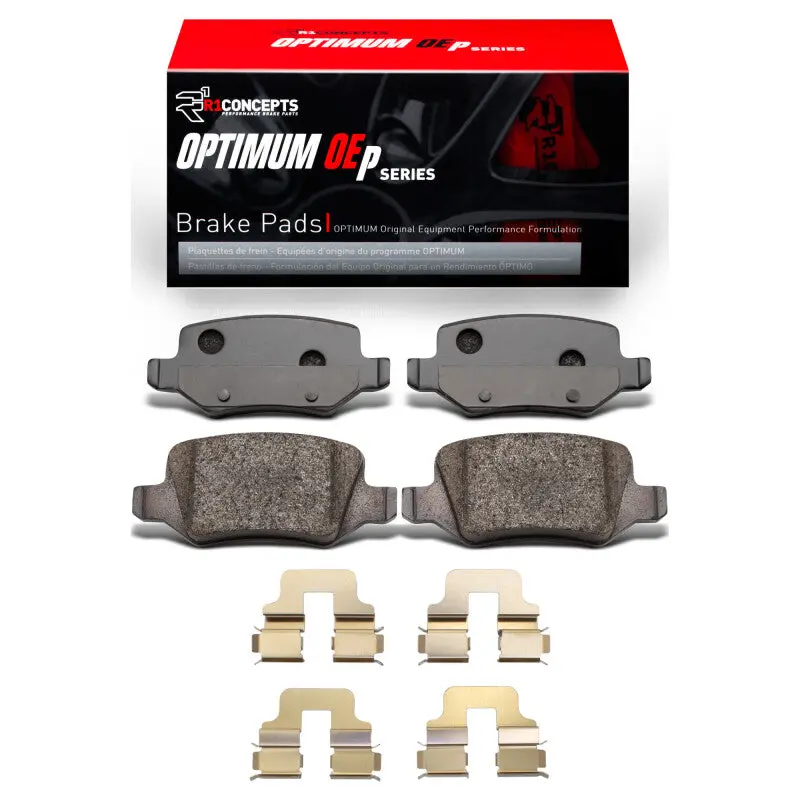 R1 01-11 Mercedes-Benz A190 (Mexico) Rear Optimum Oe Pads & Hardware Kit 1