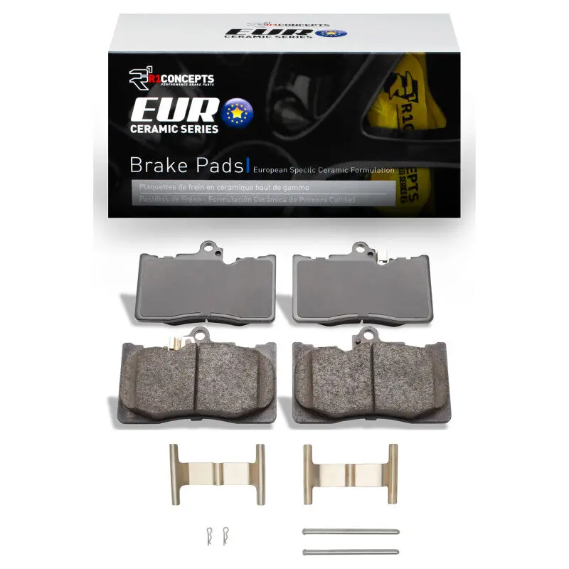 R1 2006-2025 Lexus Is350 Front R1 Euro Ceramic Pads & Hardware Kit 1