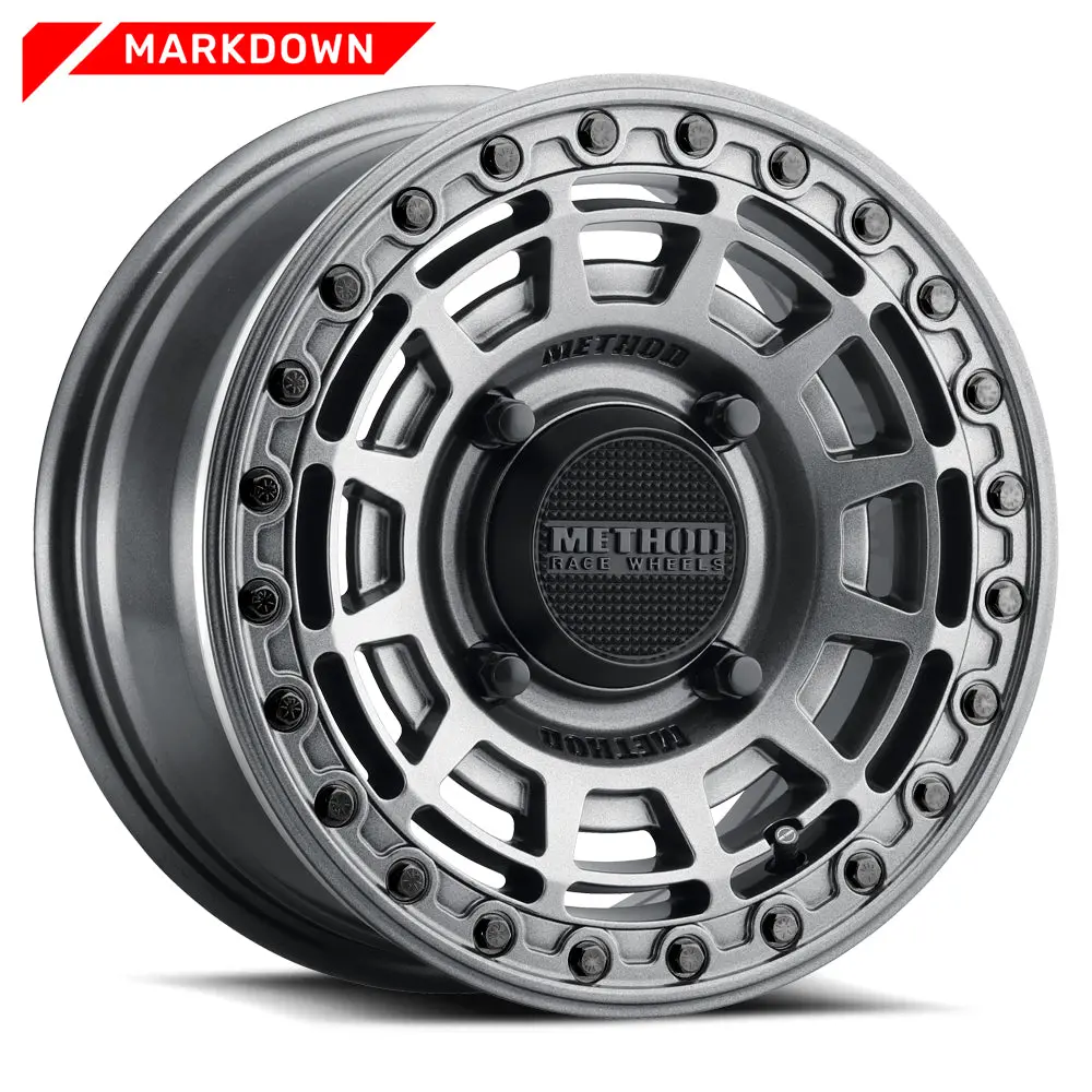 415 - Markdown | Utv Beadlock | Gloss Graphite - Gloss Graphite Ring 1