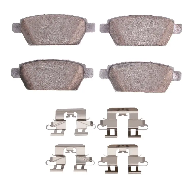 R1 2006-2013 Ford Fusion Rear R1 Ceramic Pads & Hardware Kit 1