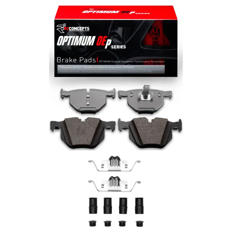 R1 07-14 Bmw X6 Rear Optimum Oe Pads & Hardware Kit 1