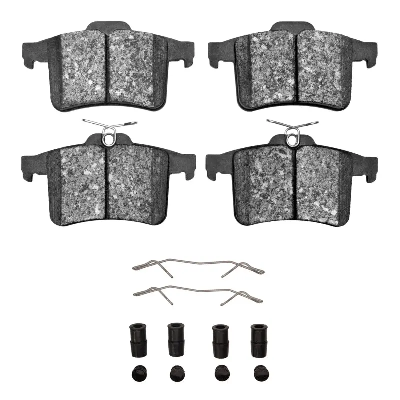 R1 10-19 Jaguar Xjr Rear Semi Met Pads & Hardware Kit 1