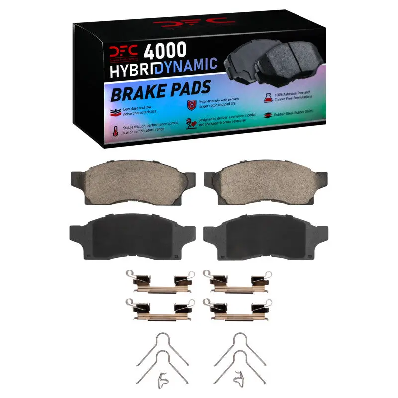 R1 91-91 Toyota Mr2 Front Semi Met Pads & Hardware Kit 1