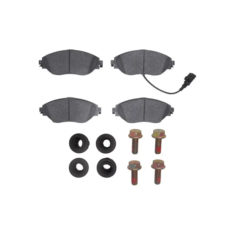 R1 12-24 Audi S3 (Mexico) Front Semi Met Pads & Hardware Kit 1