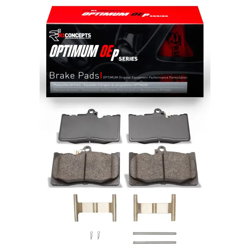 R1 06-20 Lexus Gs460 Front Optimum Oe Brake Pads & Hardware Kit 1