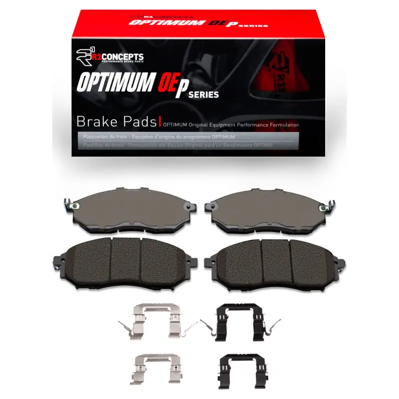 R1 14-14 Infiniti Qx70 Front Optimum Oe Pads & Hardware Kit 1