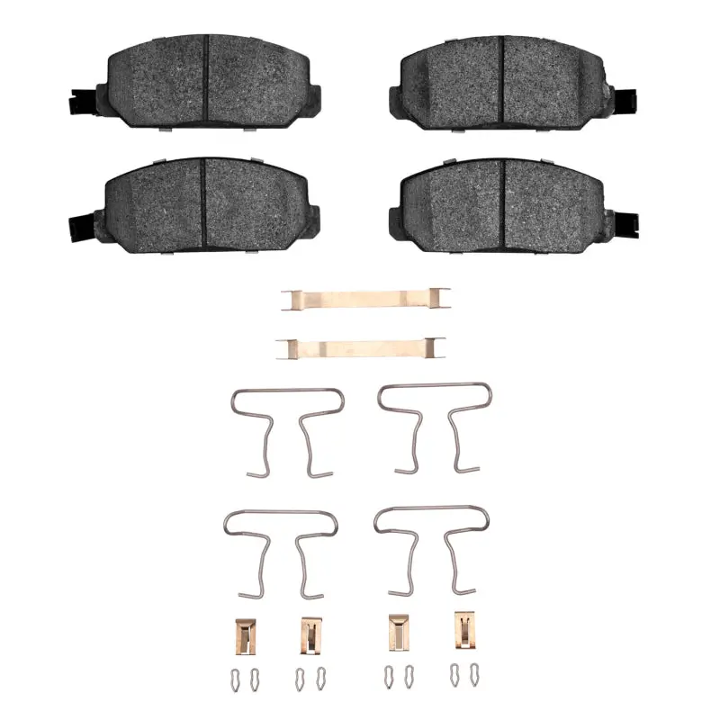 R1 76-82 Honda Accord Sedan Front Optimum Oe Pads & Hardware Kit 1
